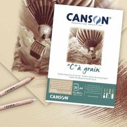 دفتر رسم بيج اوشر تان سكتش Ca grain  21*29.7 مصمغ 250 غم 30و 